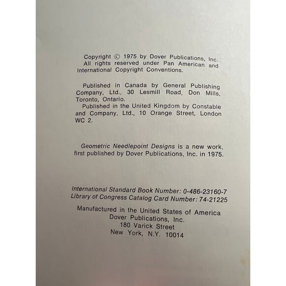 Geometric Needlepoint Designs: 1975 - Picture 4 of 8